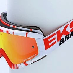 EKS Brand X-Brand Gox Phantom Goggles-Red/White