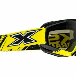 EKS Brand PROTECTIVE GEAR X-Brand Gox Volcano Goggles-Yellow/Black