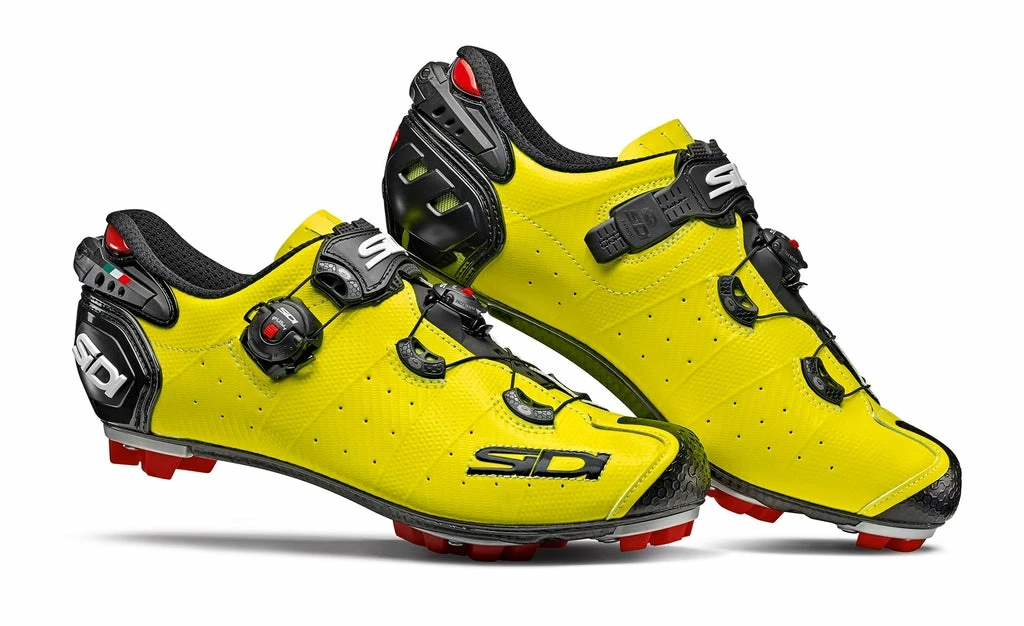 Sidi Drako 2 SRS Clipless Shoes-Yellow/Black 1 Sidi Drako 2 SRS Clipless Shoes-Yellow/Black