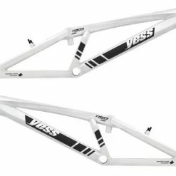 Yess Elite World Cup BMX Race Frame-White FRAMES